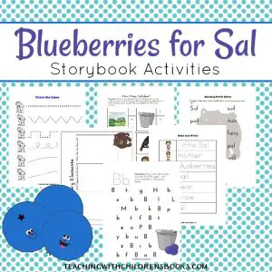 These Blueberries for Sal printables and activities are perfect for young readers! Discuss the letter B, bears, blueberries, and more with these activities.