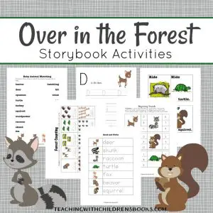 If you're teaching about forests and/or woodlands, you'll love the Over in the Forest activities and printables featured below.