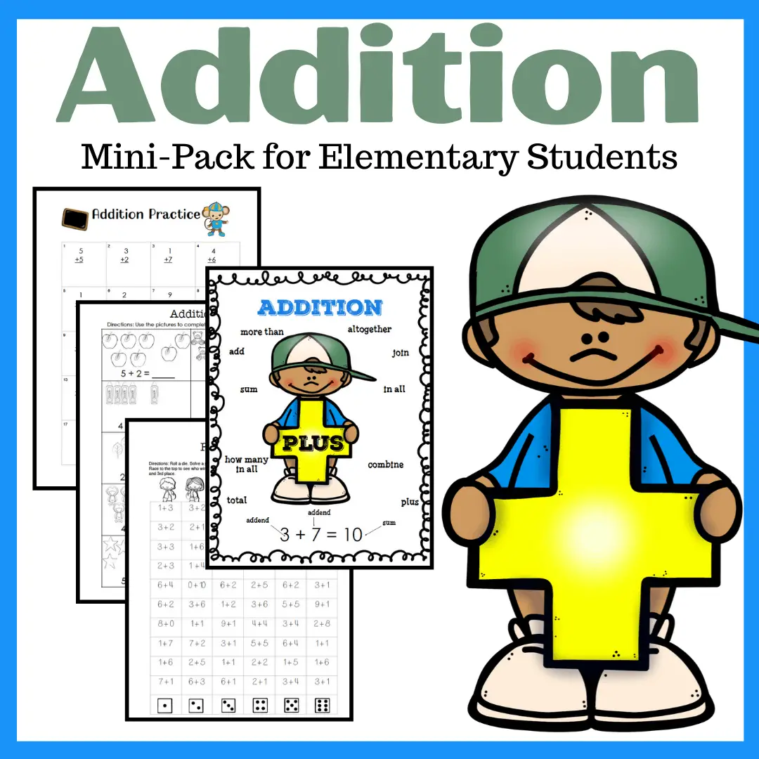 This wonderful collection will help you teach addition with picture books. Using picture books to show students just how math works in real life is a great way to motivate reluctant learners.