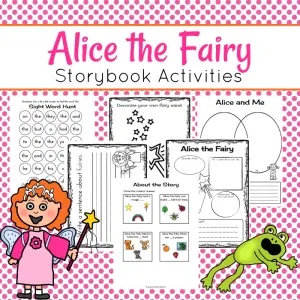 Alice is a Temporary Fairy who still has a lot to learn. She will make kids laugh as they identify with her desire to make "magic" happen and again as her attempts fall short.