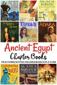 Looking for some great books about Ancient Egypt? Check out this living books list that is full of Ancient Egypt chapter books for older kids!