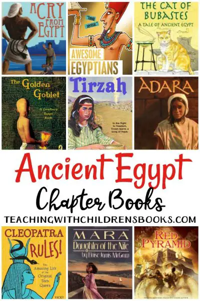 Looking for some great books about Ancient Egypt? Check out this living books list that is full of Ancient Egypt chapter books for older kids!