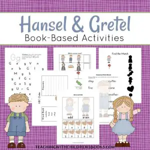 These printable activities will take young learners through the story of Hansel and Gretel with a focus on early math and literacy skills. 