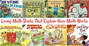 Living math books explain how math works. These are the best living books for preschool and elementary math. 
