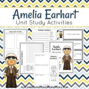 Celebrate National Aviation History Month with an Amelia Earhart unit study! This printable pack is perfect for your students in grades K-2.