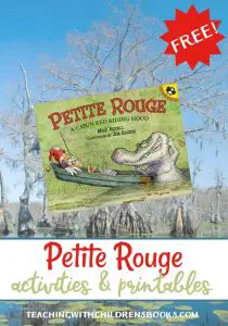 Petite Rouge Riding Hood gives a clever Cajun twist to the classic story of Little Red Riding Hood. Have fun digging into the book with this book companion!