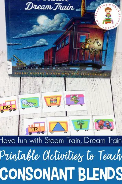 I love finding great books to use in lessons across the curriculum. These Steam Train, Dream Train consonant blend activities are perfect for your language arts centers!