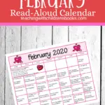 Great books and activities to celebrate all month long! This February read aloud book and activity calendar is perfect for preschool and elementary classrooms.