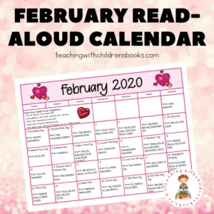 Great books and activities to celebrate all month long! This February read aloud book and activity calendar is perfect for preschool and elementary classrooms.