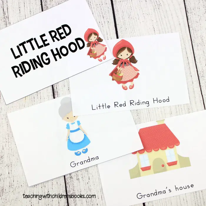 Free Printable Little Red Riding Hood Mini Book Set