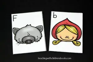 Are you looking for a fun hands-on activity to practice letter identification and matching uppercase and lowercase letters? These Little Red Riding Hood printable alphabet cards are perfect!