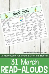A great collection of books and activities to celebrate all month long! This March read aloud book and activity calendar is perfect for preschool and elementary classrooms.