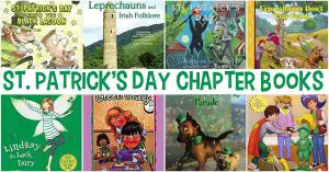 If your kids love reading holiday-themed books, you've got to check out this list of St Patricks Day chapter books. They're great for independent reading and read-alouds!