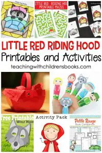Little Red Riding Hood is a fun fairy tale to read with kids. This collection of Little Red Riding Hood story printable activities is a great way to bring the story to life.