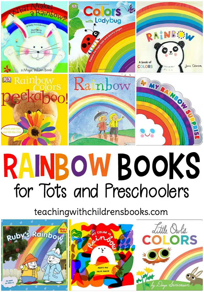 As spring makes way for summer, this is the perfect time of year to read your favorite rainbow books for toddlers and preschoolers. From board books to easy readers, these books are perfect for kids!