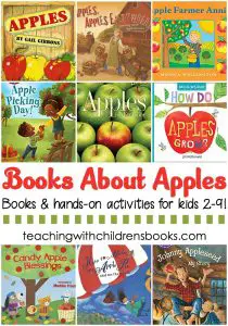 Fill your shelves with these children's books about apples, and then try one or more of the hands-on apple activities. They're perfect for fall!