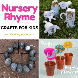 Kids will love bringing their favorite Mother Goose rhymes to life with these easy nursery rhyme crafts! There are fifteen amazing ideas to choose from!