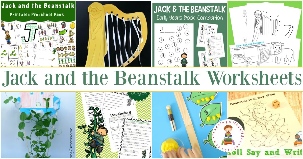 This collection of Jack and the Beanstalk worksheets will help teachers bring the story to life. This fairy tale is perfect for spring and summer lessons!
