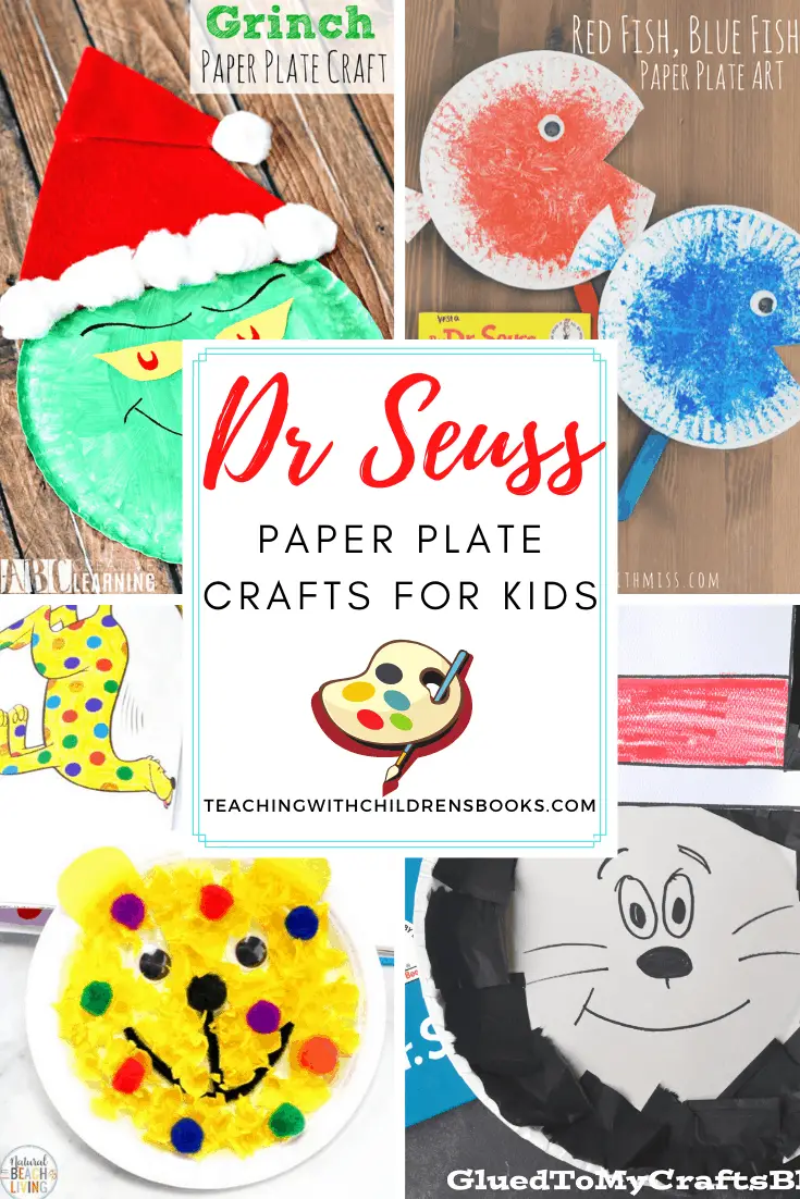 Your young readers are going to love these Dr Seuss paper plate craft ideas! Pick one to go along with their favorite story, and start crafting!