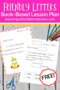 It is so much fun to teach how to write a friendly letter for kids. Introduce the layout with picture books, and practice with these printables.