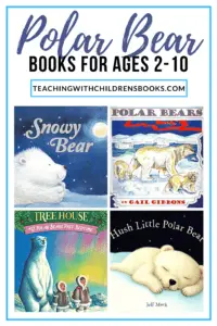 Fill your winter book basket with some polar bear books for kids. Find fiction and nonfiction polar bear picture and chapter books for kids ages 2-10.