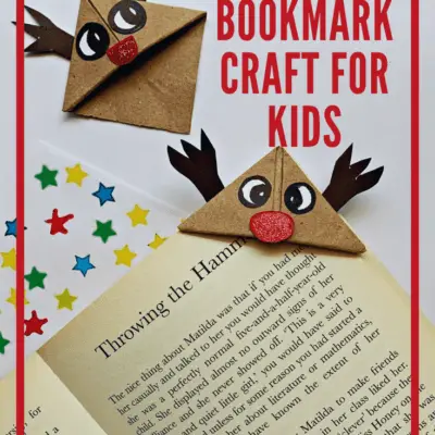 Reindeer Bookmark Craft for Kids