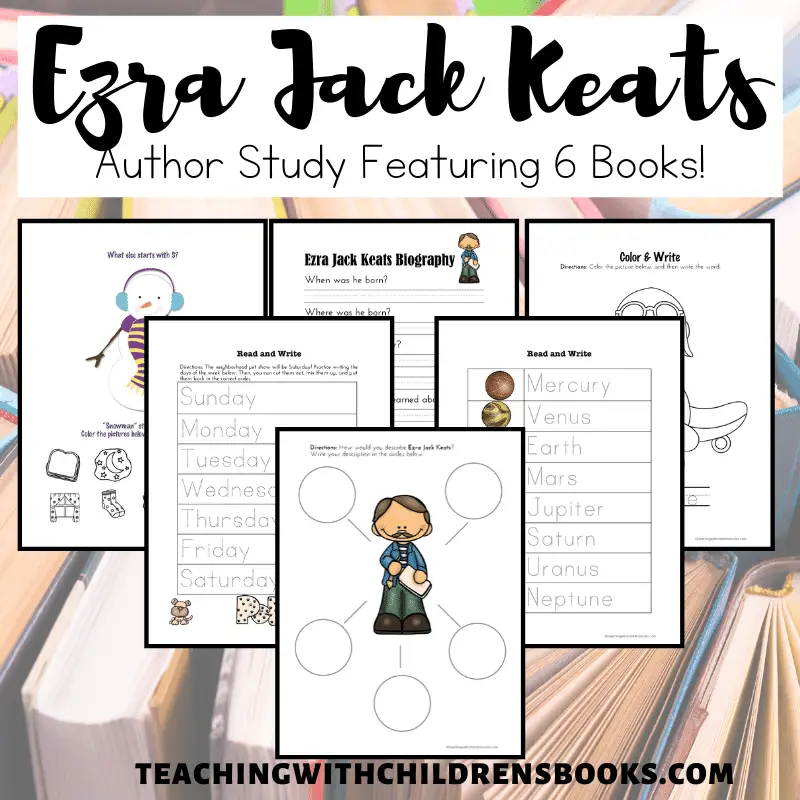 This Ezra Jack Keats author study is full of hands-on activities kids in grades K-2 will enjoy! The free thirty-page printable brings the books to life.