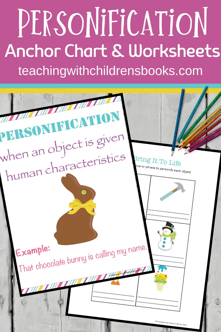 Are you teaching personification? It's so much fun to do with this list of picture books and set of printables. Perfect for early elementary students.