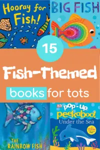 Whether you're getting a pet fish or gearing up for a trip to the beach, little ones will love these fish books for toddlers! Board books for little hands!