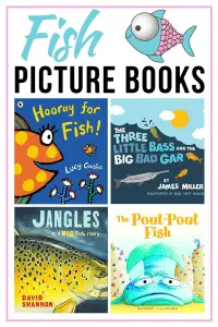 During spring and summer, many teachers add fish, ponds, and ocean themes to their lessons. These fiction fish books for kids work great with them all!
