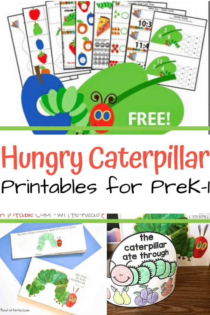 More Than 10 The Very Hungry Caterpillar Printables