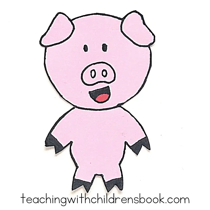 Three Little Pigs Puppets with Free Printable Template