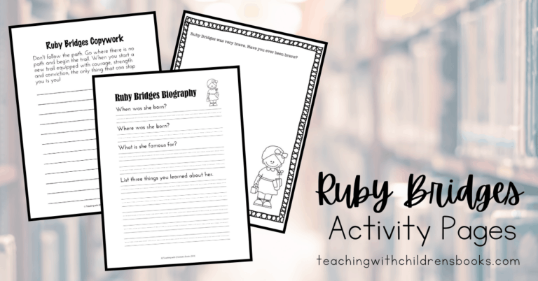 Ruby Bridges Activities and Printables for Black History Month