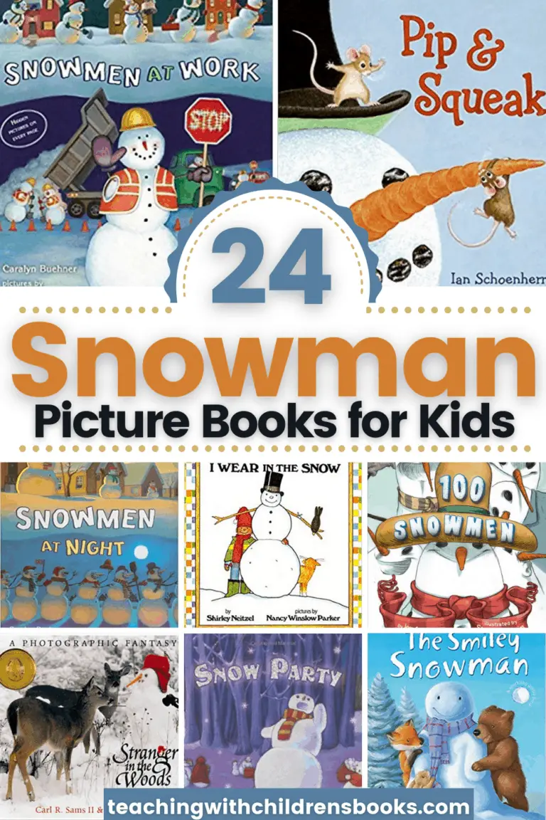 The snowman book with words