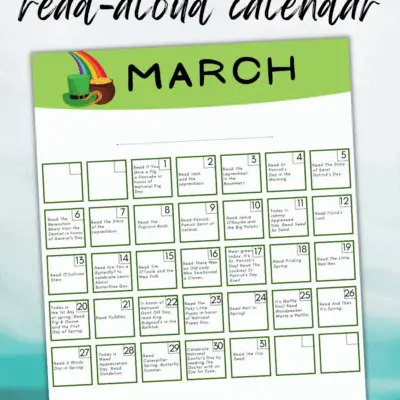 March Read Aloud Calendar
