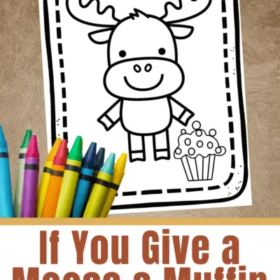 If You Give a Moose a Muffin Coloring Page